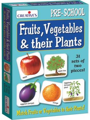 Fruits, Vegetables & their Plants (Pre-School)