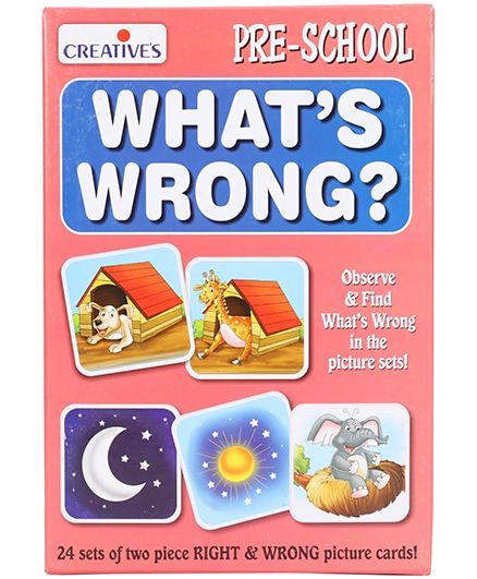 What's Wrong? Observe & Find What's Wrong in the picture sets! (Pre-School)