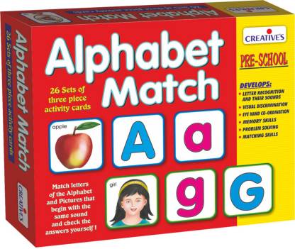 Alphabet Match (Ages: 3 & Up)