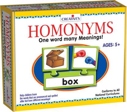 Homonyms: One Word Many Meanings! (Ages: 5+)