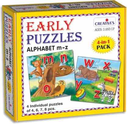 Early Puzzles Alphabet M-Z Ages: 3 and up