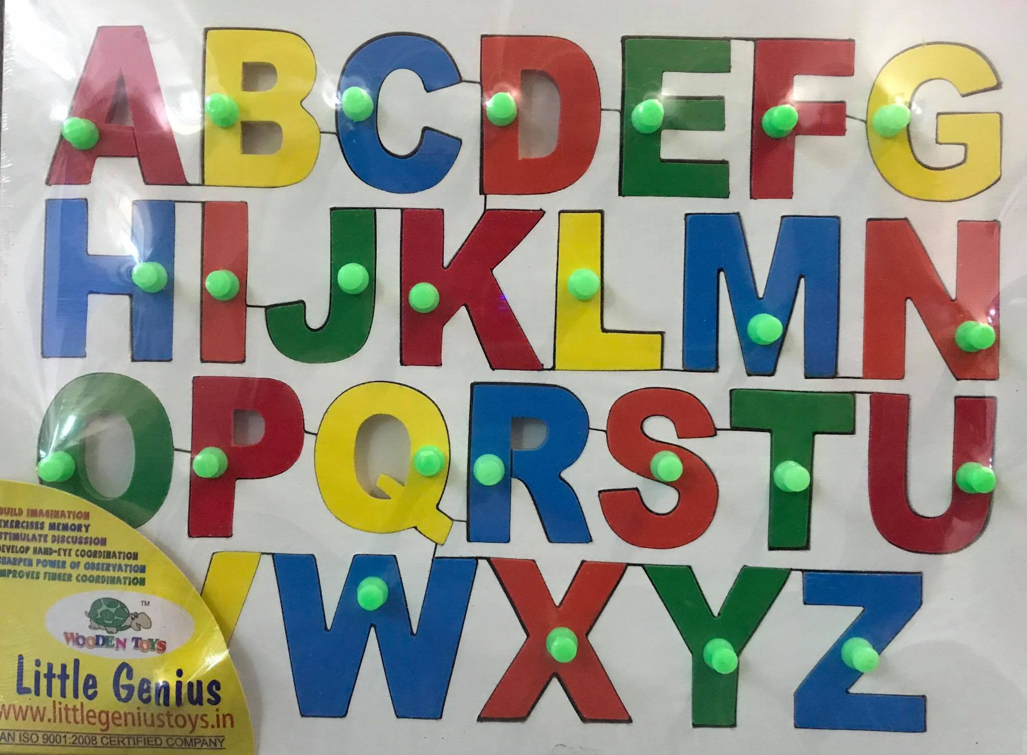 English Alphabets-Uppercase-with Knob