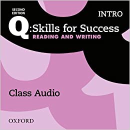 Q: Skills for Success: Level Intro: Reading & Writing Class Audio CD 
