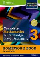 Oxford International Maths for Cambridge Secondary 1 Homework Book 3