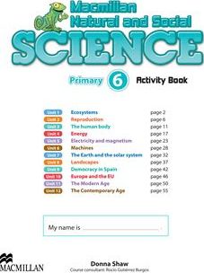 Macmillan Natural and Social Science Primary 6  Activity Book