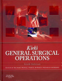 Kirk's General Surgical P[eratopms 6th Edition