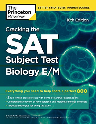 Cracking the SAT Subject Test Biology E/M
