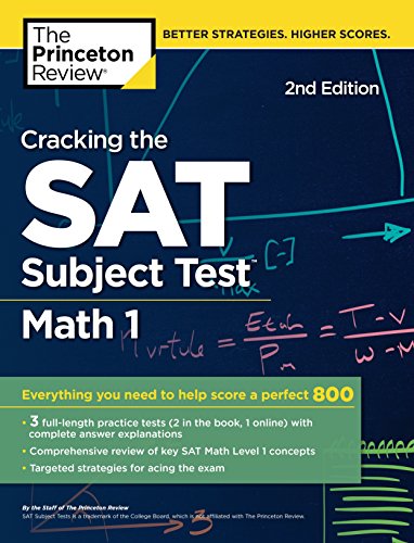 Cracking the SAT Subject Test Maths 1 2nd Edition