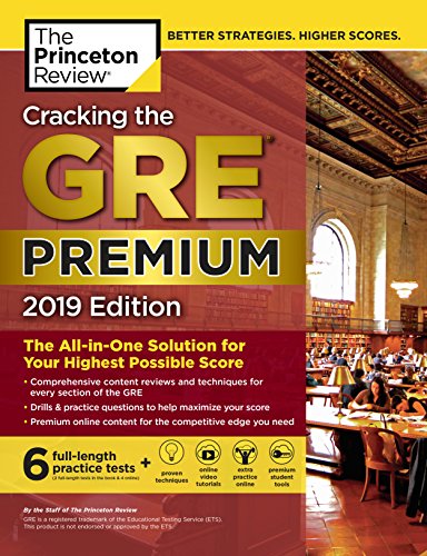 Cracking GRE Premium 2019 Edition
