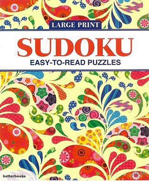 Large Print SODUKU Easy-To-Read Puzzles