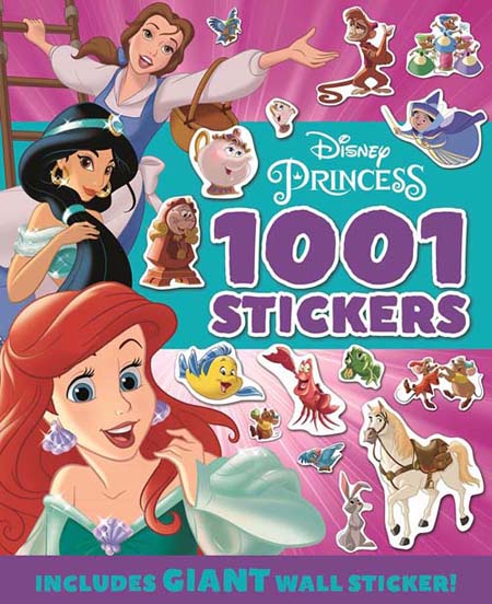 Disney Princess :1001 Stickers includes ciant wall sticker !