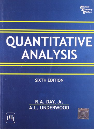 Quantitative Analysis 6th Edition