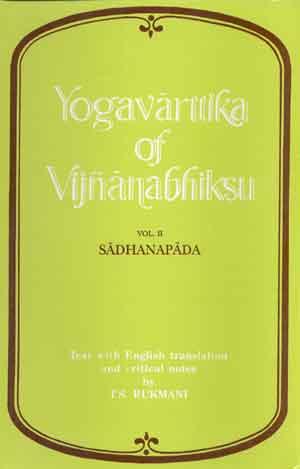 Yogavarttika Of Vijnabhiksu Vol II