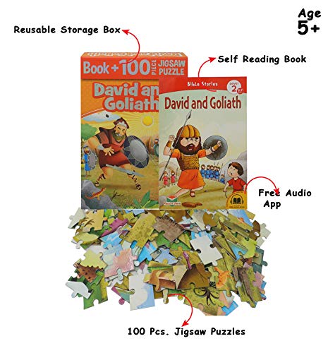 David and Gokiath: Book + 100 Piece Jigsaw Puzzle