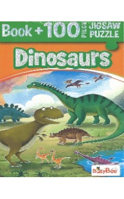 Dinosaurs: Book + 100 Piece Jigsaw Puzzle 