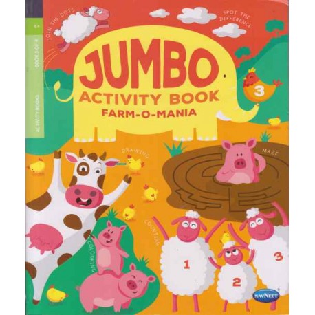 Jumbo Activity Book- Farm-O-MANIA