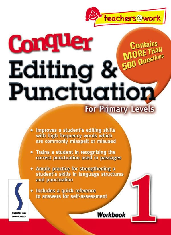 Conquer Editing & Punctuation for Primary Levels Workbook 1