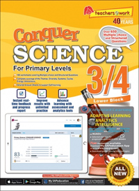 Conquer Science for Primary Levels 3/4 Lower Block 