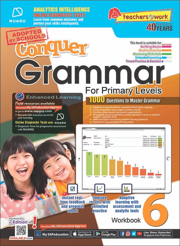 Conquer Grammar for Primary Levels Workbook 6
