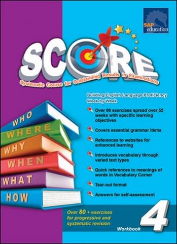 Score Building English Language Proficiency week by week workbook 4