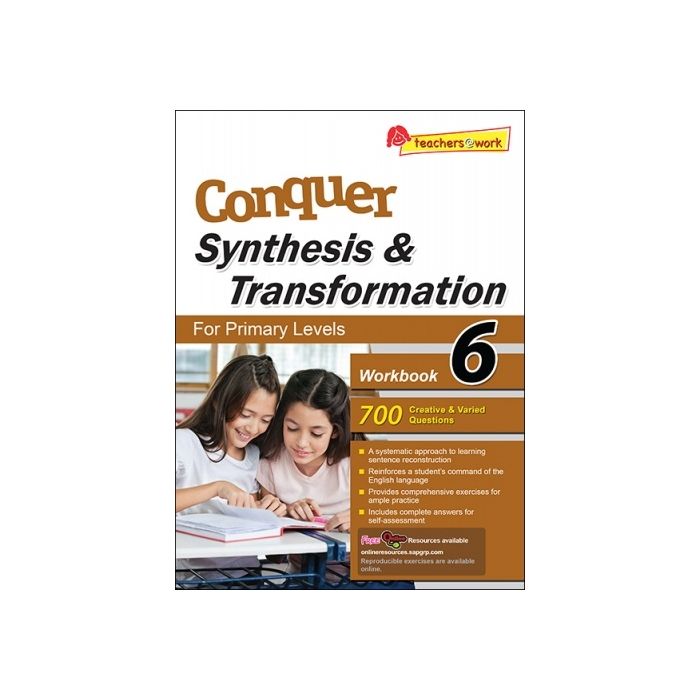 Conquer Synthesis & Transformation for Primary Levels Workbook 6