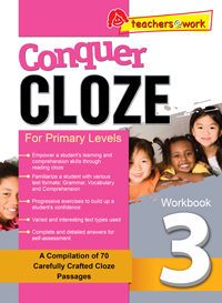 Conquer Cloze for Primary Levels workbook3