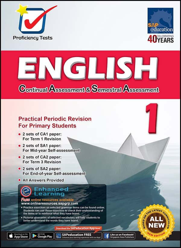 English Continual Assessment & Semestral Assessment 1