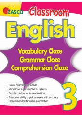 Classroom English Vocabulary Cloze, Grammar Cloze, Comprehension Cloze 3