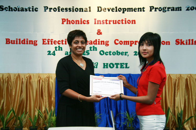 Award Winner at Teachers Training Workshop